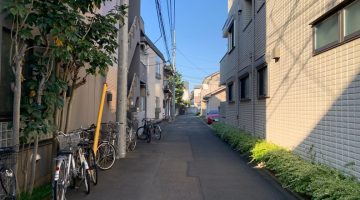 住宅街の私道