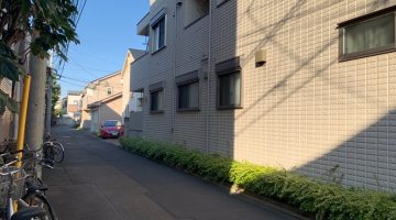 住宅街の私道