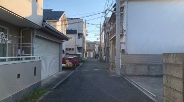 住宅街の私道