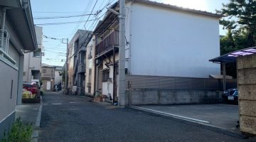 住宅街の私道